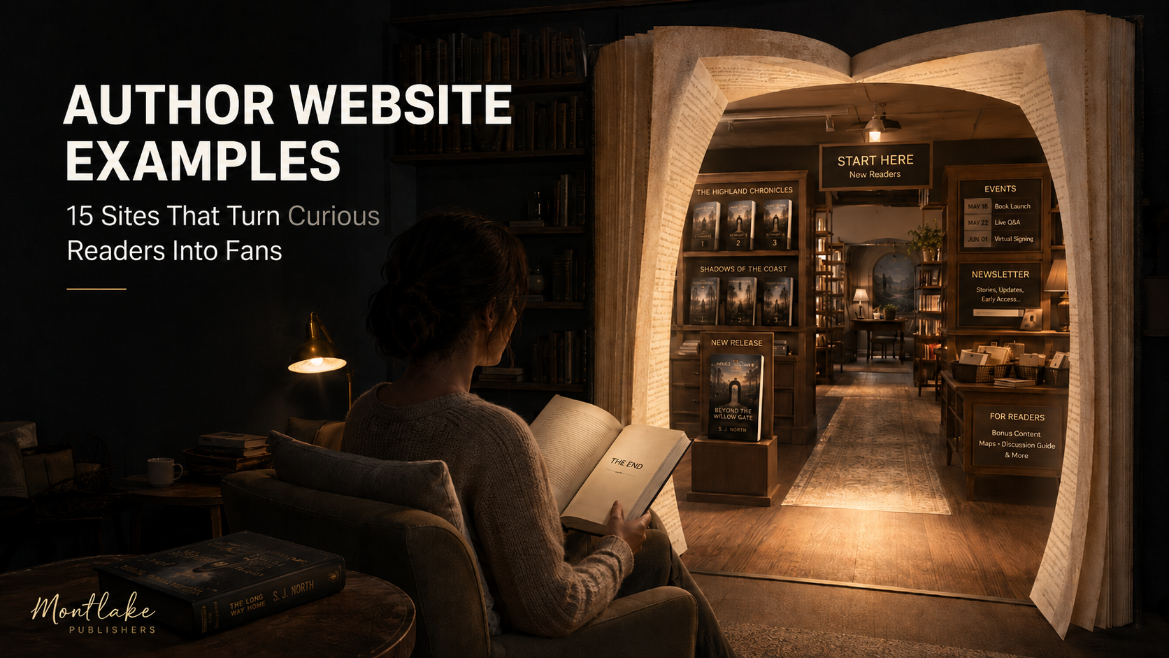 Author Website Examples: 15 Sites That Turn Curious Readers Into Fans. Montlakepublishers